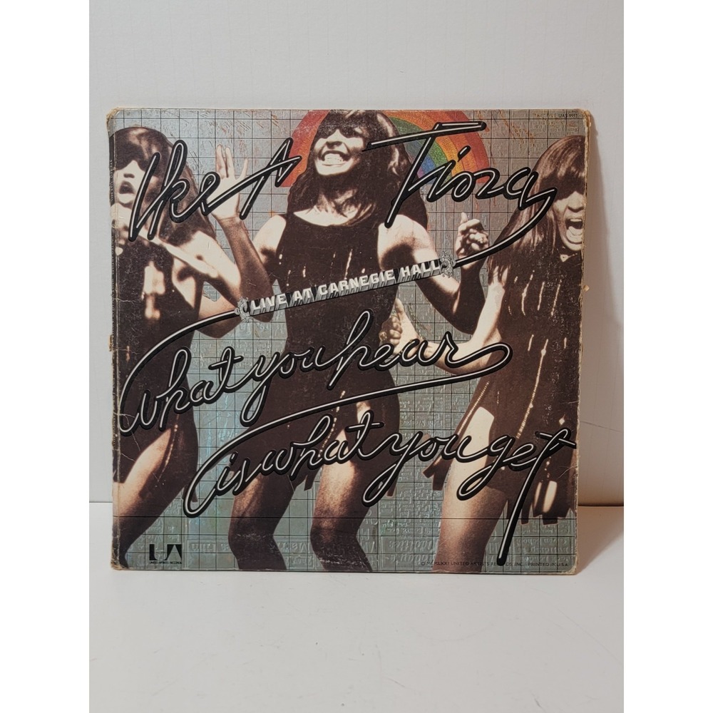 1971 Ike & Tina What You Hear is What You Get Live at Carnegie Hall Vinyl LP